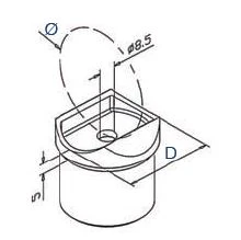 Handrail Tube Adapter - Image 3